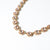 Aurora Medium Round Stone Prism Necklace Gold Wholesale