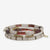 Grace Game Day Sequin Bracelet Stack of 3 Burnt Orange and White Wholesale