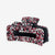 Lola Game Day Confetti Beaded Hair Claw Clip Red and Black Wholesale