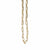 Aretha Paperclip Link Chain Necklace Brass Wholesale