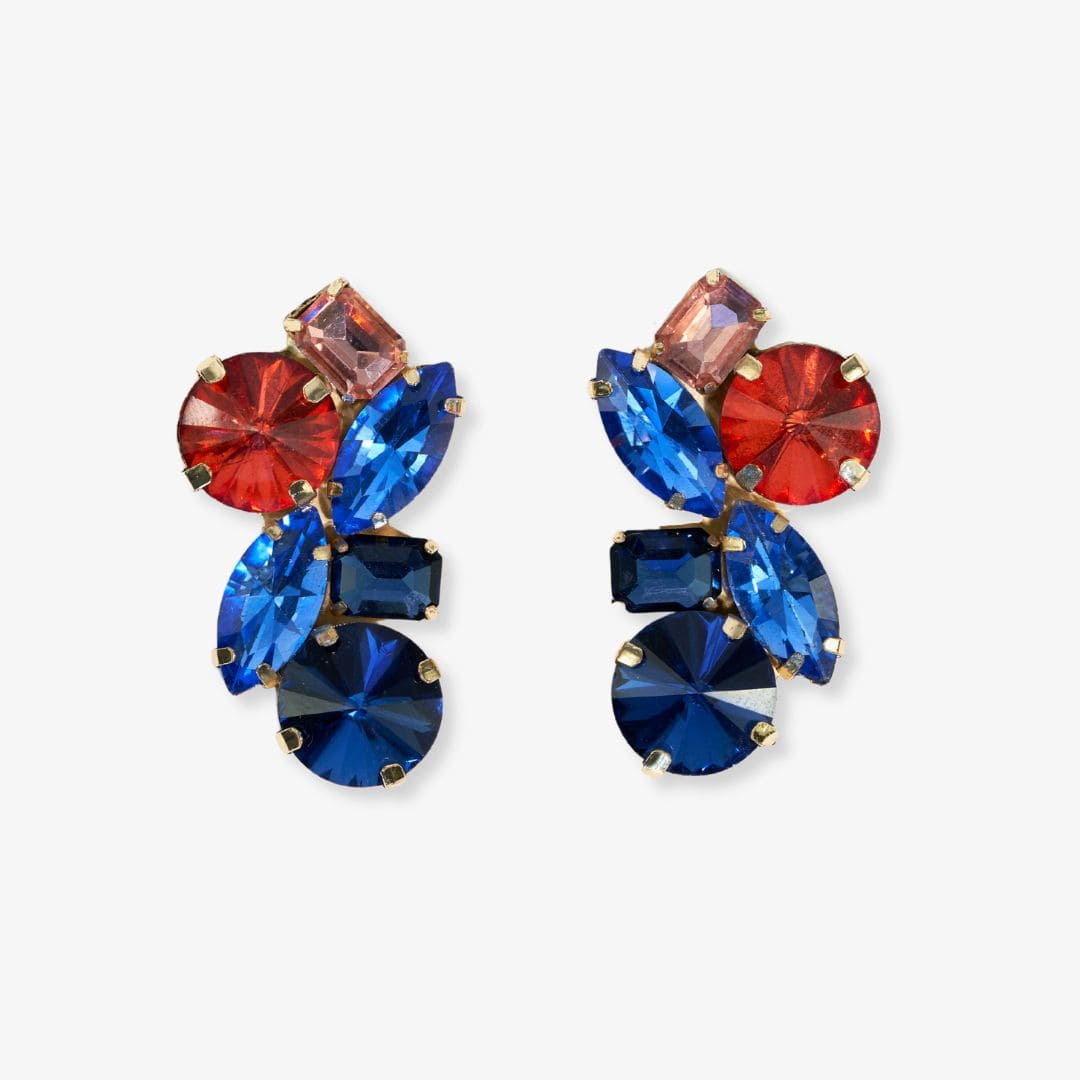 Ivy Multi Mixed Stone Post Earrings Sedona Wholesale