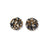 Elizabeth Confetti Beaded Post Earrings Black Wholesale