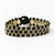 Josie Enamel Bracelet Small With Loop Latch Black