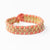 Josie Enamel Bracelet Small With Loop Latch Coral