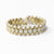 Josie Enamel Bracelet Small With Loop Latch White