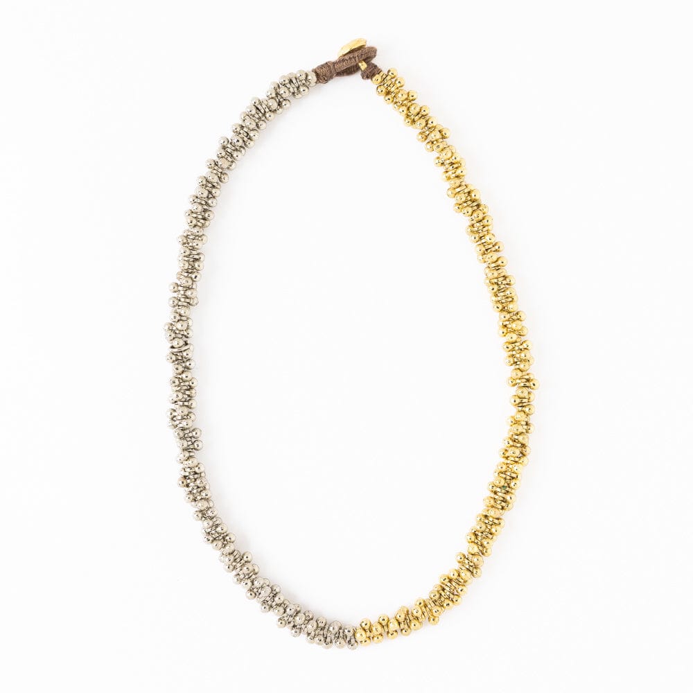 Lucy Mixed Metal Wrap Bracelet Gold + Silver Wholesale