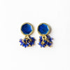 Kimberly Enamel Earring Royal Blue