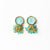 Kimberly Enamel Earring Turquoise