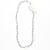 Milly Double Strand Crystal Necklace Brass + Blue Wholesale