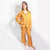 Bonnie Pajama Set Mustard & Blush