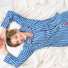 Bonnie pajama set blue &amp; white - SIZE RUN