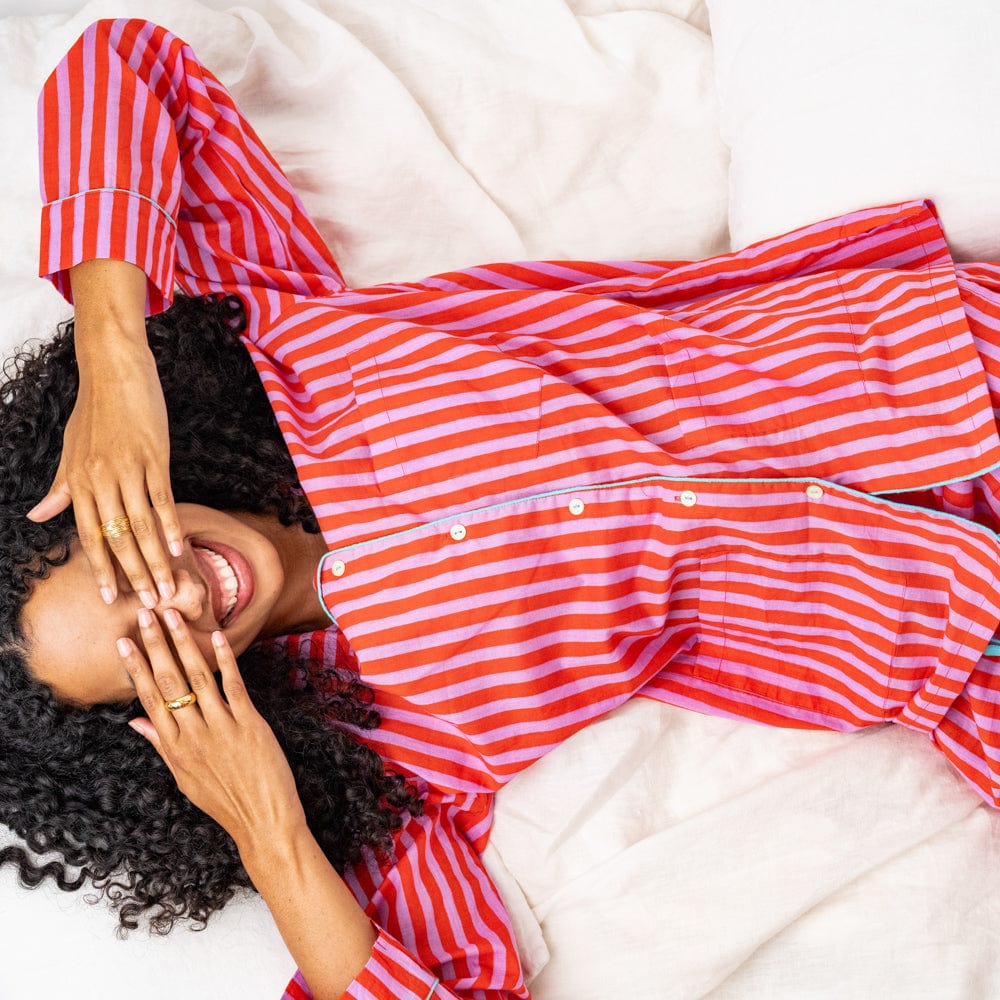 Bonnie Pajama Set Lavender & Poppy