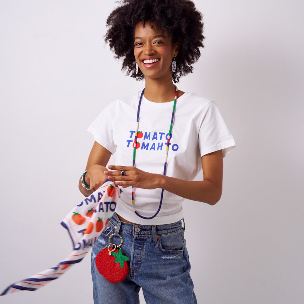 Kiki Tee Tomato Tomahto In Natural Large Wholesale