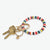 Chloe Stripe Key Ring Bright Multicolor Wholesale