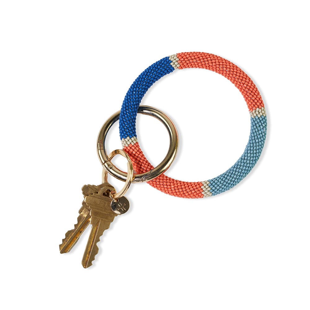 Chloe Color Block Key Ring Coastal Wholesale