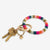 Chloe Stripe Key Ring Rainbow Wholesale