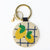 Kelsey Lemons Seed Bead Bag Accessory Key Ring Lemon Yellow Ivory