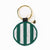 Game Day Football Beaded Bag Charm Green + White Wholesale