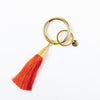 Eloise Tassels For Key Rings Coral