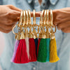 Eloise Tassels For Key Rings Coral