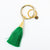 Eloise Tassels For Key Rings Green