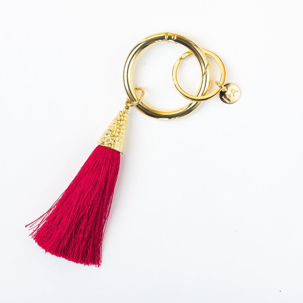 Eloise Tassels For Key Rings Red