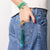 Diana Tassel Bag Charm Green + Turquoise Wholesale