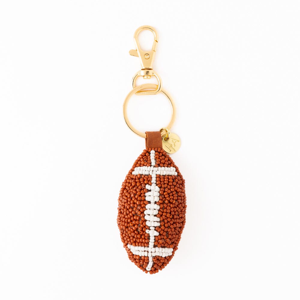 Violet Football Beaded Bag Charm Wholesale