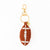 Violet Football Beaded Bag Charm Wholesale