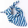 Naomi Bandana Stripe Blue White