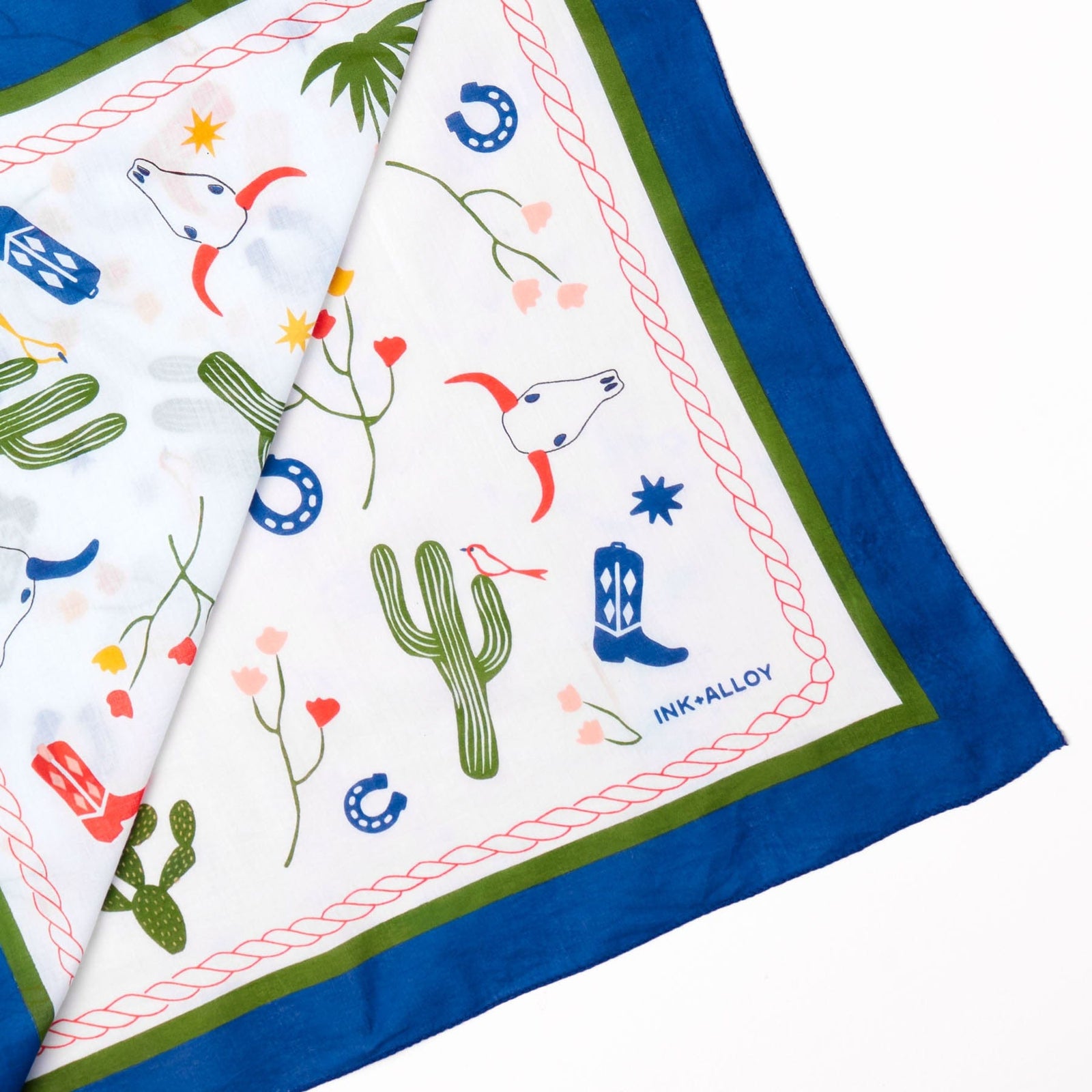 Olivia Square Scarf Western Print Wholesale