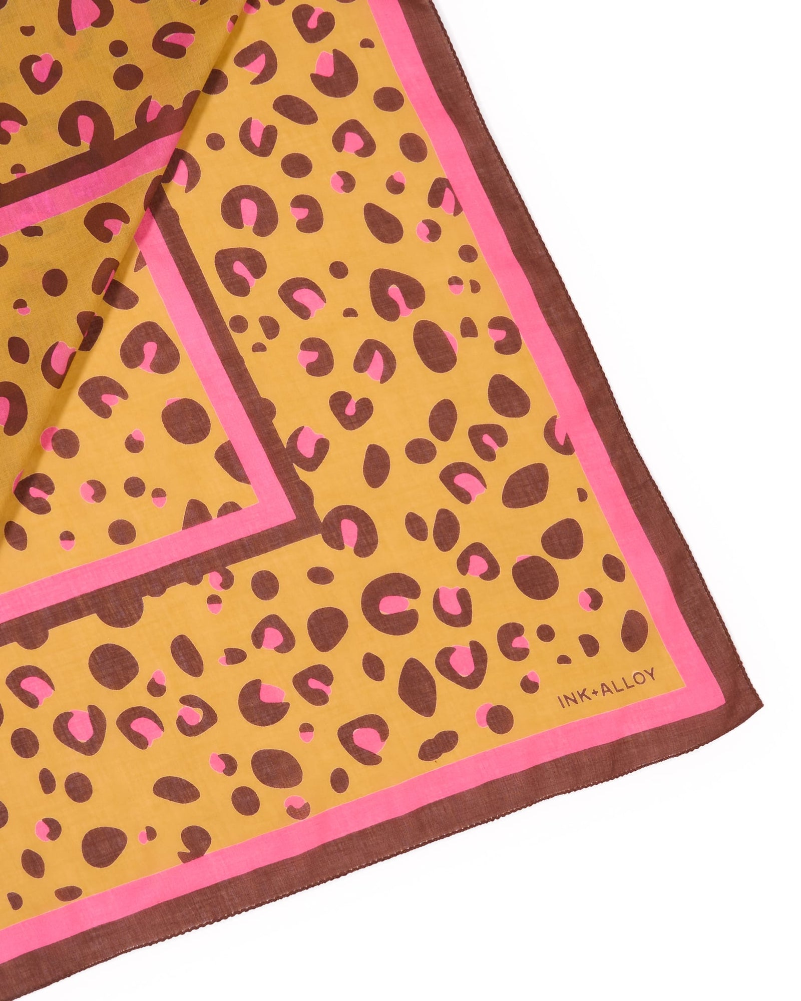 Olivia Square Scarf Cheetah Print 36x36