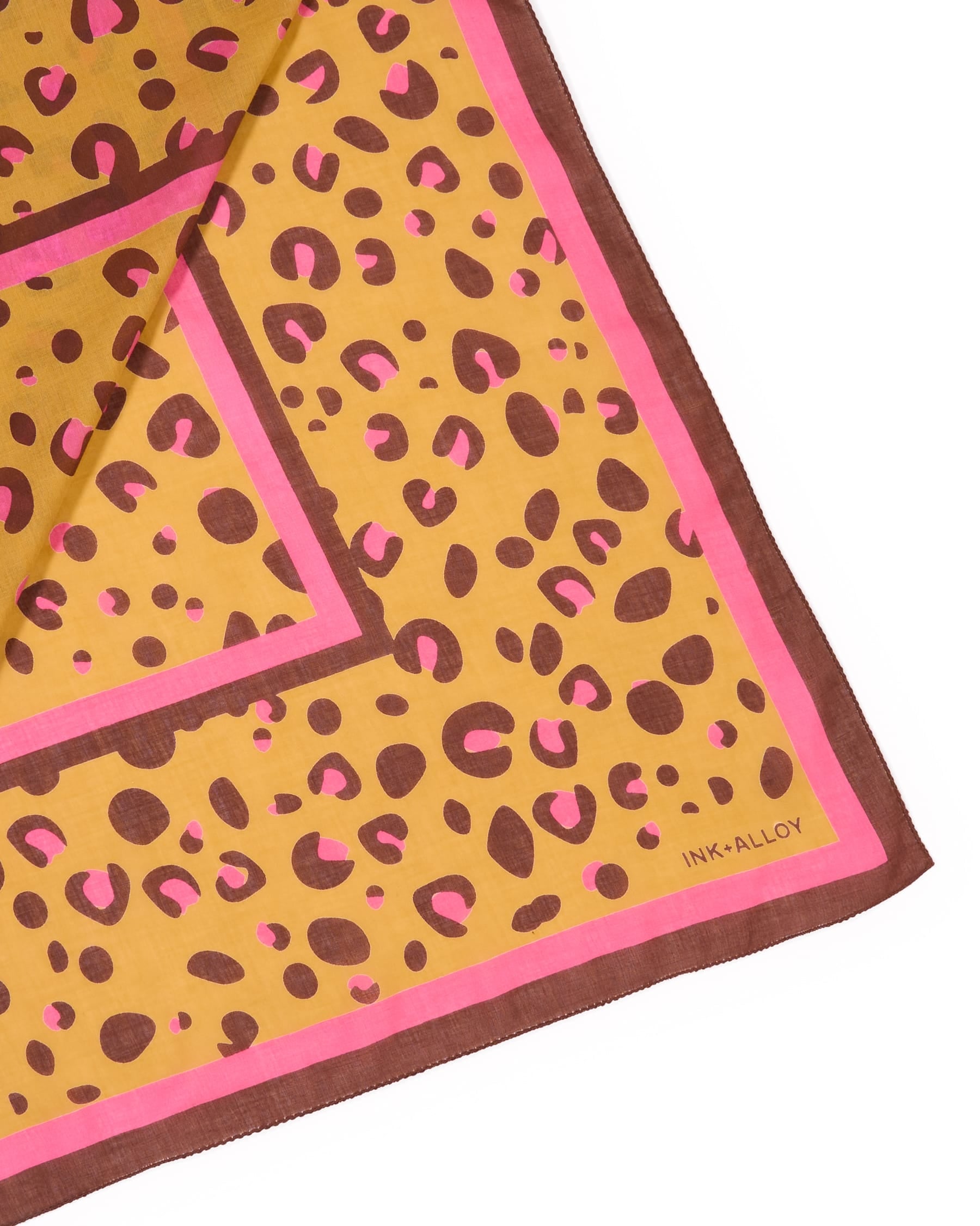 Olivia Square Scarf Cheetah Print 36x36
