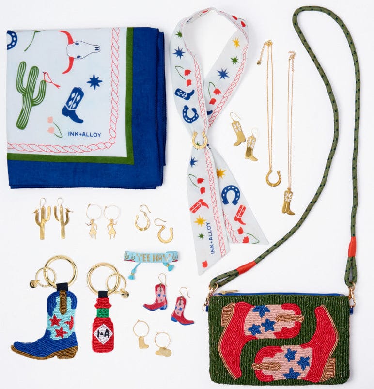 Olivia Square Scarf Western Print Wholesale