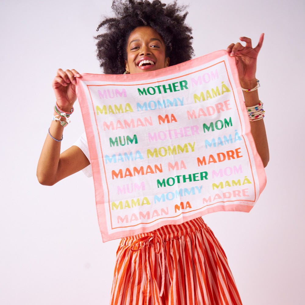 Carson Mom Print Scarf 21x21 Wholesale