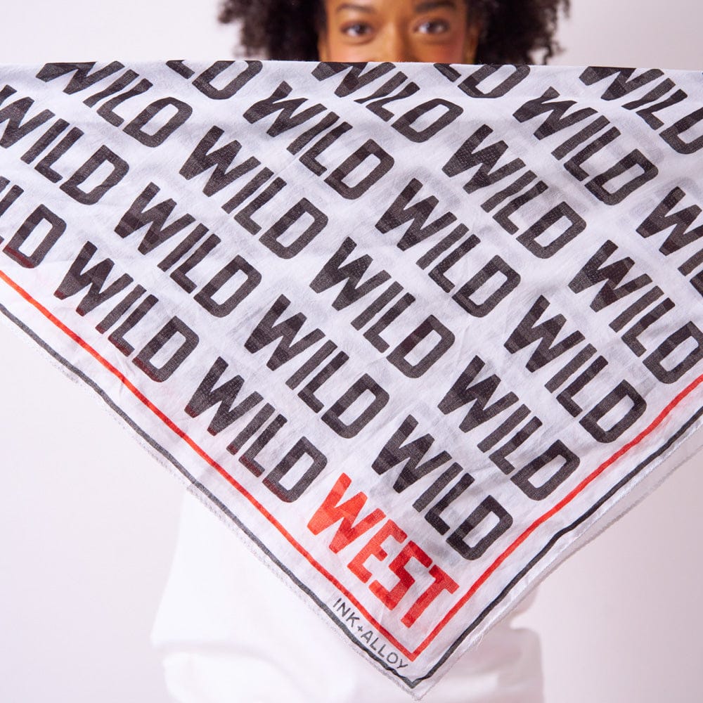 Carson Wild West Print Scarf 21x21 Wholesale