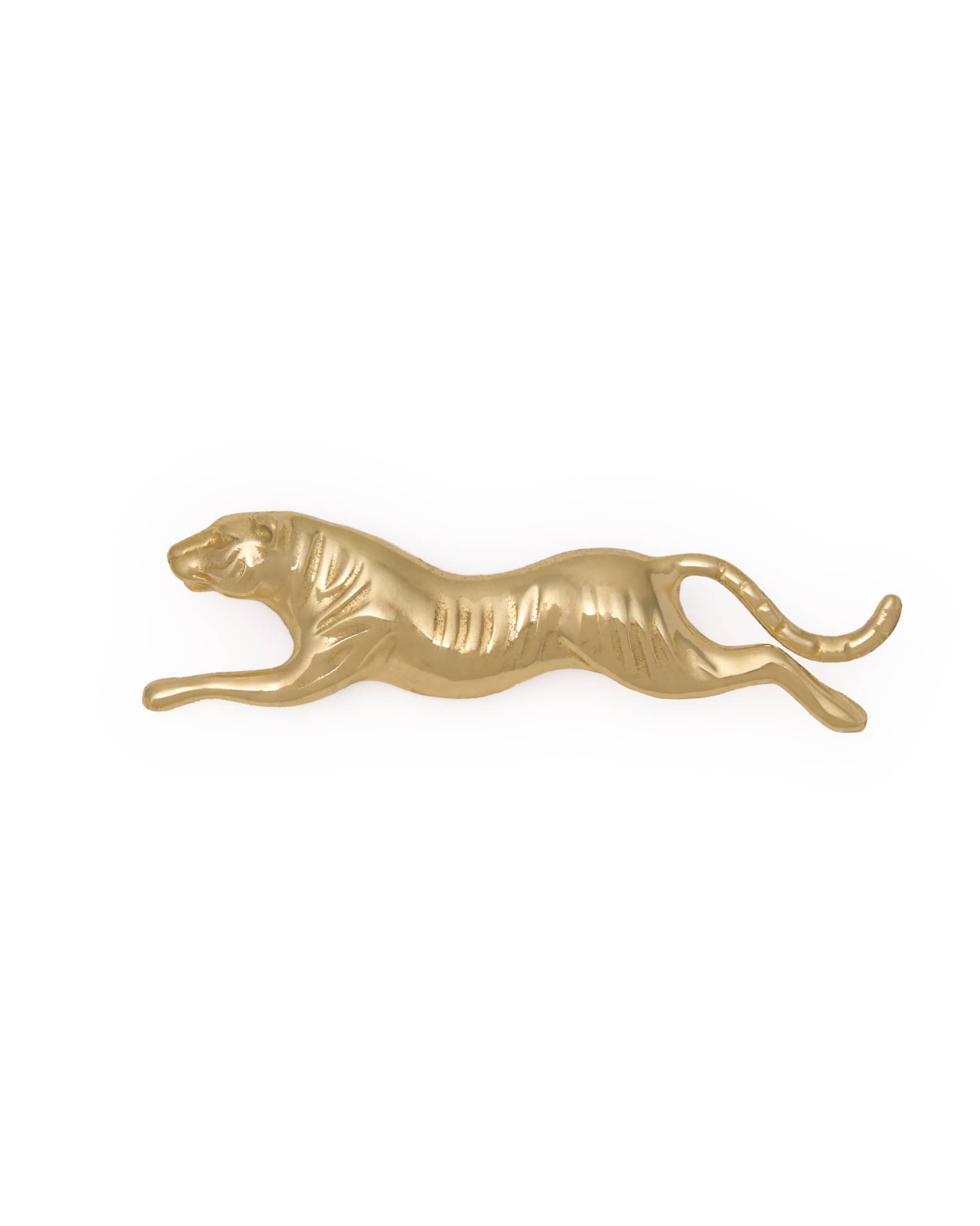 Bianca Tiger Brooch Brass