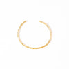 Lydia Hammered Brass Thin Cuff Bracelet Wholesale