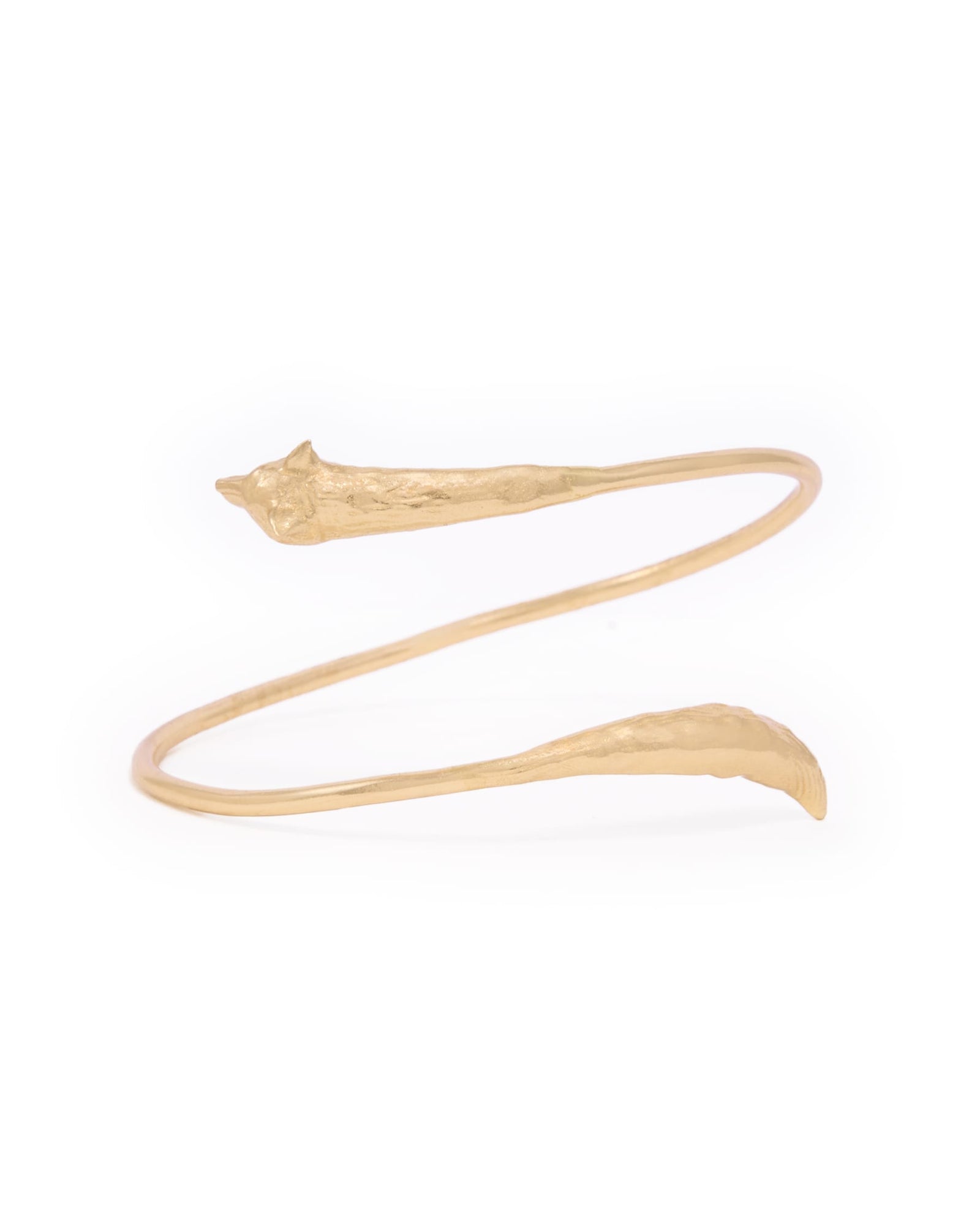 Felicity Fox Twisted Cuff Bracelet Brass