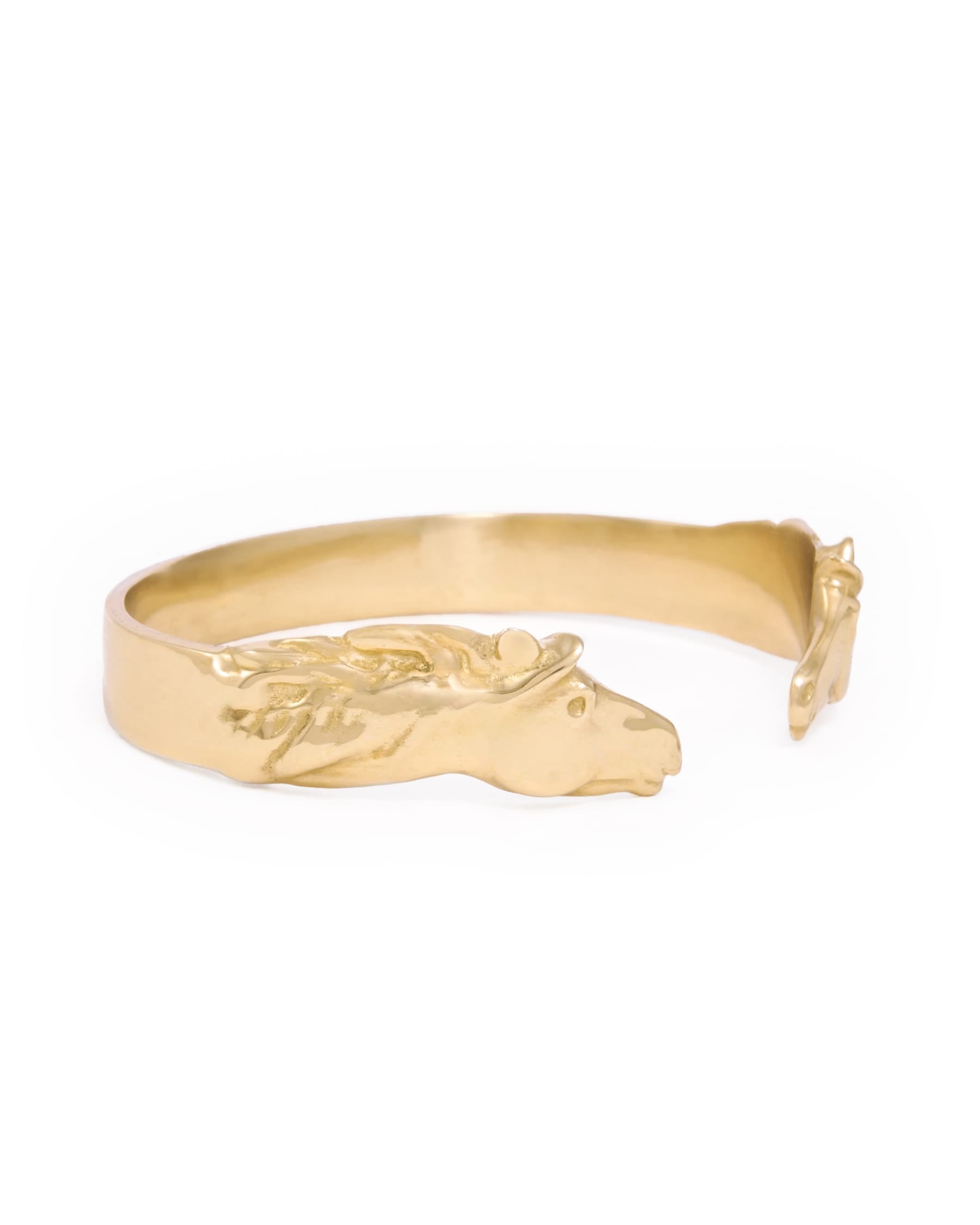Calliope Horse Cuff Bracelet Brass