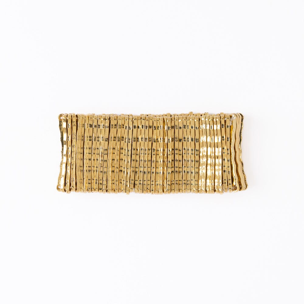 Winnie Wide Stretch Bracelet Brass Wholesale