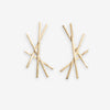 Mya Stick Cluster Post Earrings Brass Wholesale