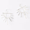 Gretchen Half Sun Threader Earrings Silver Wholesale