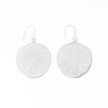 Gretchen Large Circle With Holes Earrings Silver Wholesale