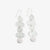 Gretchen Oval Circle Earrings Silver Wholesale