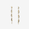 Piper Twisted Ribbon Drop Earrings Brass Wholesale