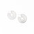 Martha Organic Three Circles Hoop Earrings Silver Wholesale