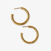 Gemma Everyday Small Chunky Hoop Earrings Brass Wholesale