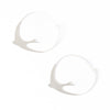 Amelia Circle Bird Hoop Earrings Silver Wholesale