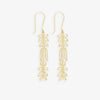 Elsa Botanical Nordic Floral Drop Earrings Brass Wholesale